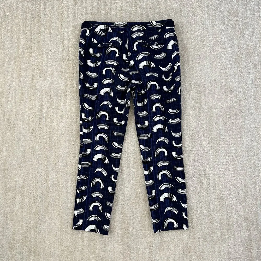 Anthropologie Cartonnier Cropped Cotton Trousers Pants 10 - Picture 4 of 9